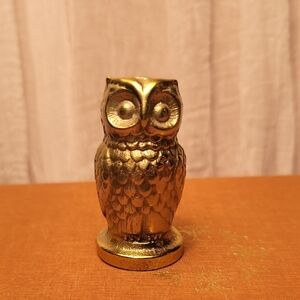 Brass Owl Figurine